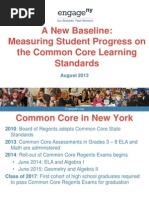 NY State Presentation of 2013 ELA and Math Test Scores