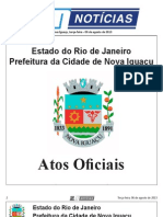 Diario Oficial de Nova Iguaçu de 06 de Agosto de 2013.