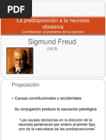 La Predisposición A La Neurosis Obsesiva