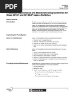 SquareD 9013F G Troubleshooting