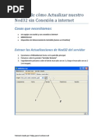 Manual de Cómo Actualizar Nuestro Nod32 Sin Conexión A Internet