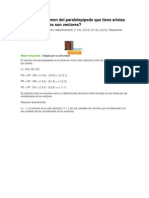 Obtenga El Volumen Del Paralelepípedo Que Tiene Aristas PQ PR PS