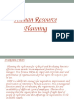 Human Resource Planning