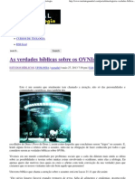 As Verdades Bíblicas Sobre Os OVNIs - Portal Da Teologia PDF