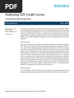 Analyzing CDS Credit Curves - A Fundamental Perspective