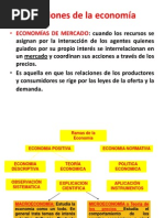 Divisiones de La Economia