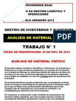 TRABAJO 1 - Analisis de Material Critico