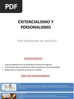 Exitencialismo y Personalismo