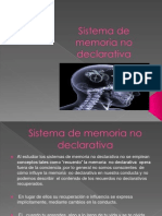 Sistema de Memoria No Declarativa