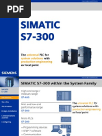 Simatic S7-300: The PLC For With As Focal Point