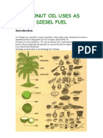 Coconut Oil Uses As Diesel Fuel