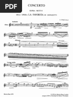 Pasculli - Concerto On Themes From Donizetti S La Favorita Oboe and Piano