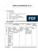 Sesión 4 Operaciones Combinadas