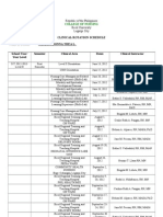 Individual Rotation Plan