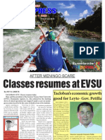 Daily Express: Classes Resumes at EVSU