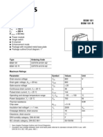 Tranzistor MOS FET Pentru Cif 250 Tip BSM 181