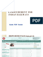 Training E PROCUREMENT RAILWAY