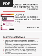 Introduction To Strategic Management and Business Policy