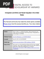Immigration and Ethnic and Racial Inequality