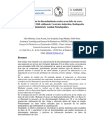 Caracterización de Discontinuidades Reales en Un Tubo de Acero