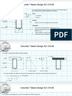 Concrete T Beam Design