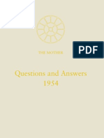 Mirra Alfassa - Questions and Answers - Volume 4 - 1954 (Sri Aurobindo Ashram Trust)