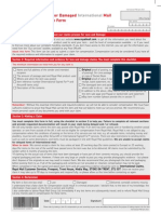 Royal Mail International Claims Form