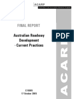 Australian Roadway Development Current Practices - ACARP