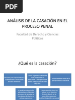 Análisis de La Casación