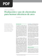 Producción y Uso de Electrodos para Hornos Eléctricos de Acero