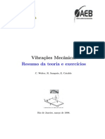 Vibrações Mecânicas Resumo Da Teoria e Exercícios