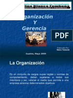 Organizacion y Gerencia