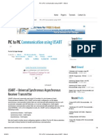 PIC To PIC Communication Using USART - MikroC PDF