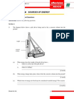 Sources of Energy: Paper 2: Structured Questions Instructions: Answer The Following Questions. Section A 1