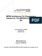 MIPS32 Architecture For Programmers Volume II