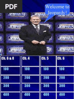 Review For Final #2 Sem II Jeopardy Review