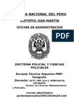 Asignatura Doctrina Policial 2013