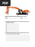 Examen Sobre Excavadora Sobre Orugas #1