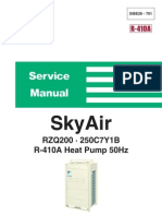 Daikin Sky Air (RZQ200-250C7Y1B) Service Manual