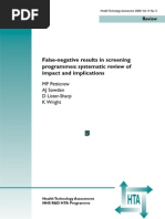 False-Negative Results in Screening Programmes: Systematic Review of Impact and Implications