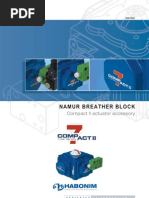 Namur Breather Block: Compact II Actuator Accessory