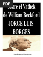 Sobre El Vathek de William Beckford