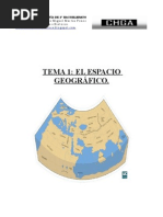 Geo Tema 1 El Espacio Geográfico