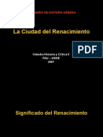 Arquitectura - Ciudades - Renacimiento