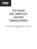 Víctimas Del Servicio Militar Obligatorio