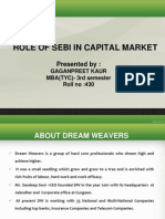 Role of Sebi in Capital Market: Presented by