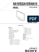 SONY LCD TV Bravia KLV-S26A10