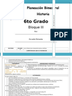 6to Grado - Bloque 3 - Historia