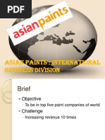 Asian Paints: International Business Division