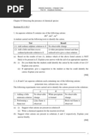 Analytical Chemistry Questions